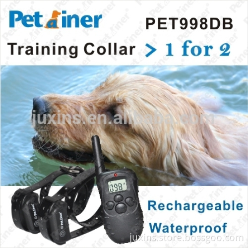 2014 New Updated Electric Dog Training Shock Collars PET998DB-2 Electronic Barking Dog Alarm